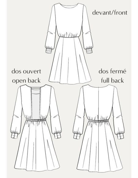 Patron Maison Fauve - Robe Primrose