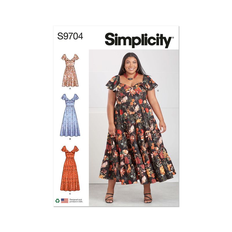 Patron Simplicity 9704.W2 - Robe