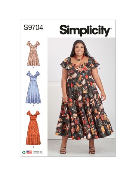 Patron Simplicity 9704.W2 - Robe