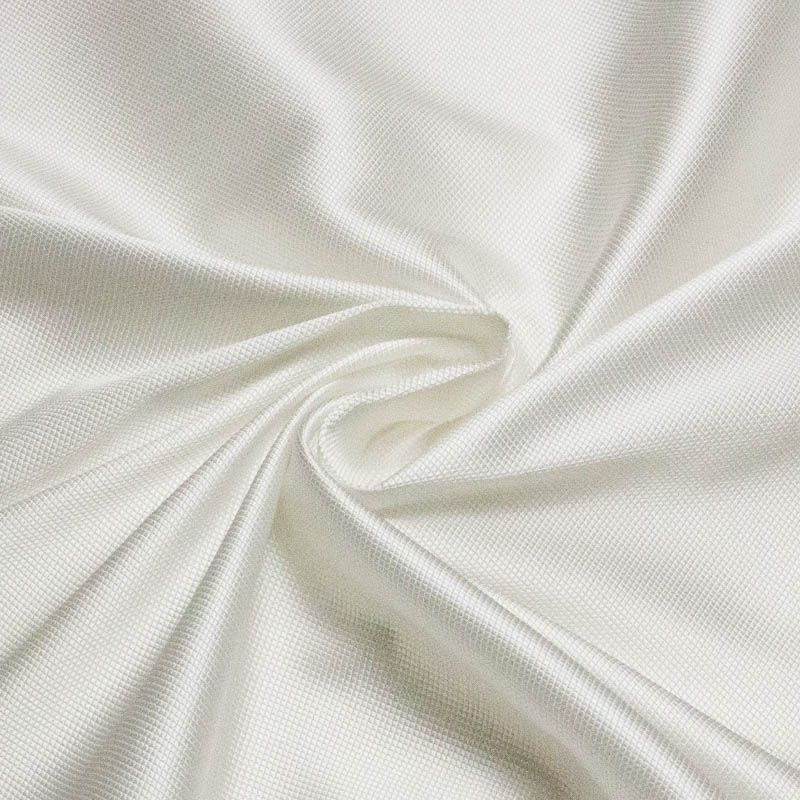 Mikado de soie souple - Blanc spécial mariage