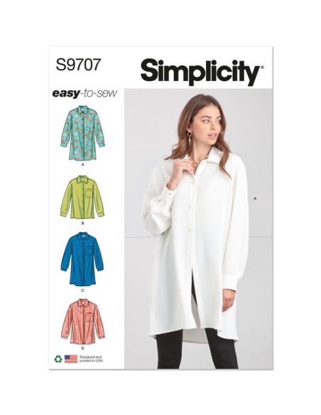Patron Simplicity 9707.D5 - Chemise
