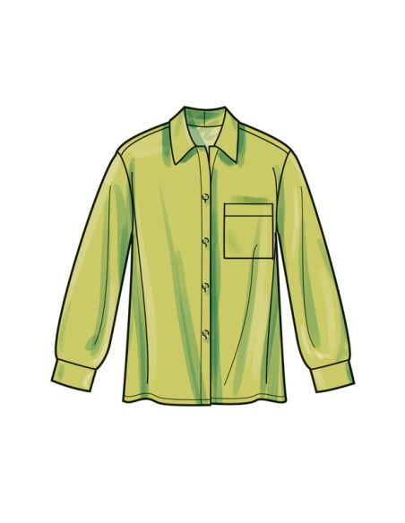 Patron Simplicity 9707.D5 - Chemise