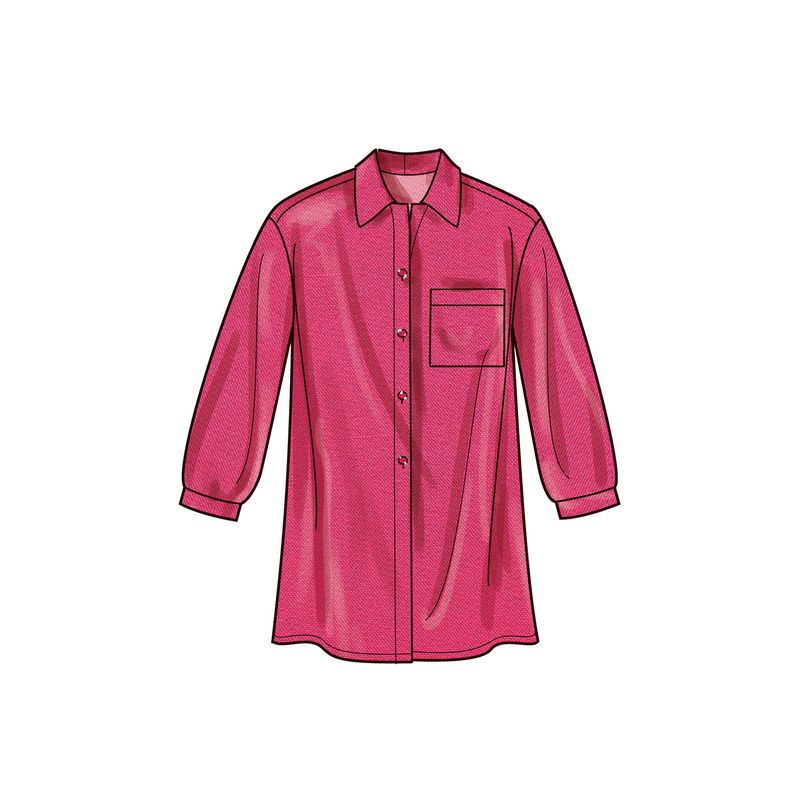 Patron Simplicity 9708.W2 - Chemise