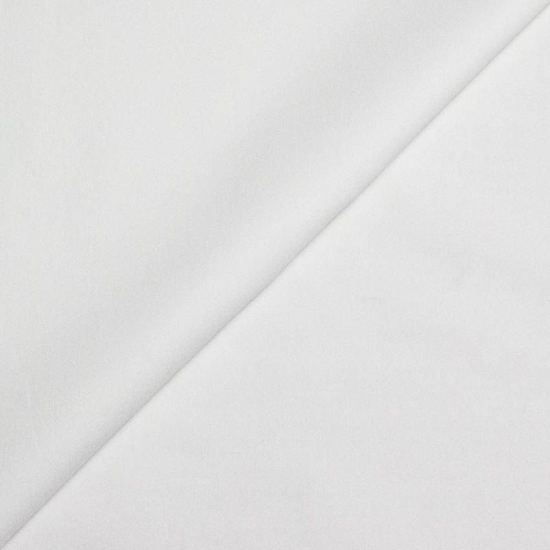 Satin coton & élasthanne - Blanc optique