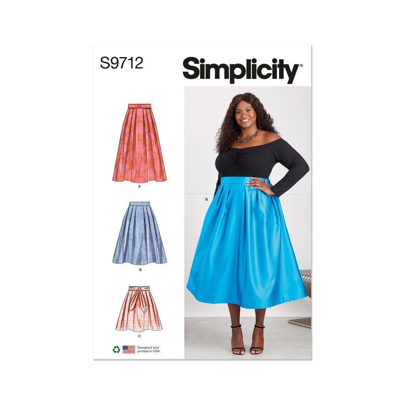 Patron Simplicity 9712.W2 - Jupe