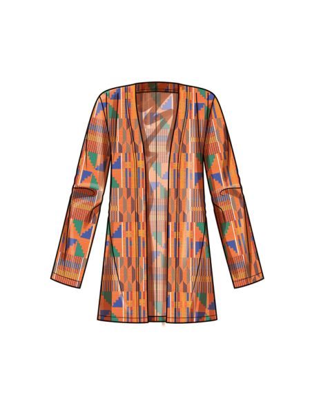 Patron Simplicity 9716.D5 - Haut, cardigan et jupe