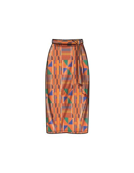 Patron Simplicity 9716.D5 - Haut, cardigan et jupe