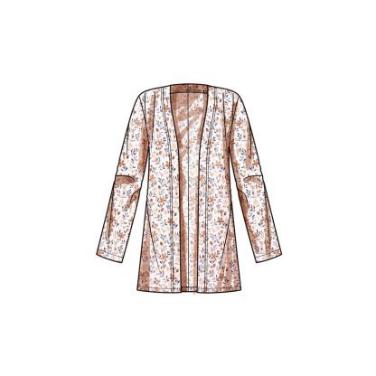 Patron Simplicity 9717.W2 - Haut, cardigan et jupe 2