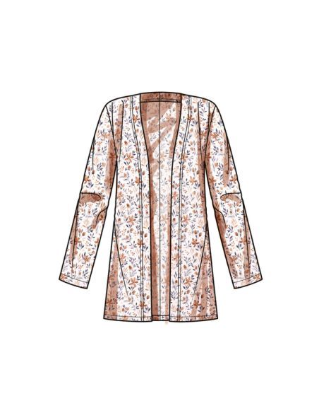 Patron Simplicity 9717.W2 - Haut, cardigan et jupe