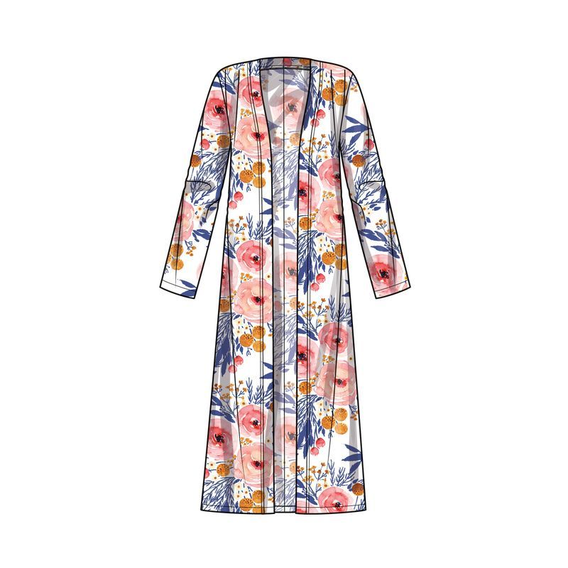 Patron Simplicity 9717.W2 - Haut, cardigan et jupe