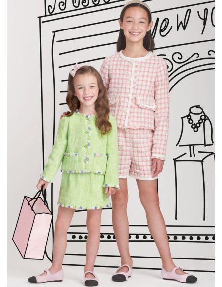 Patron Simplicity 9721/K5 - Veste, jupe et short