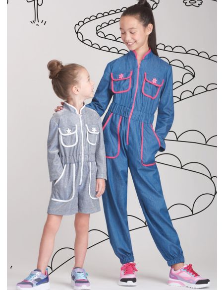 Patron Simplicity 9722/HH - Combinaison, barboteuse et robe