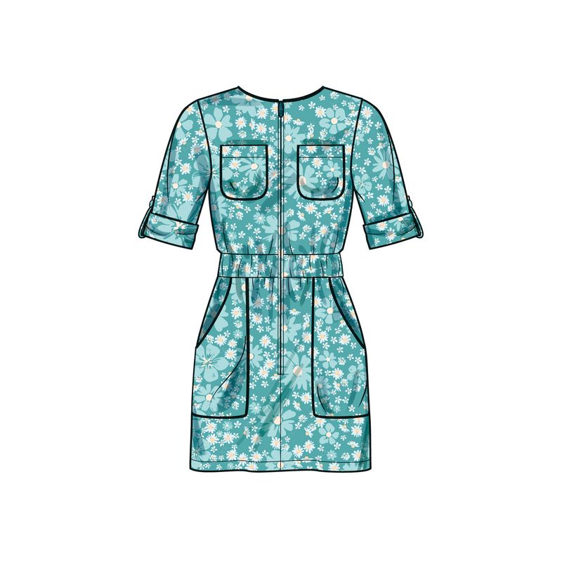 Patron Simplicity 9722/HH - Combinaison, barboteuse et robe