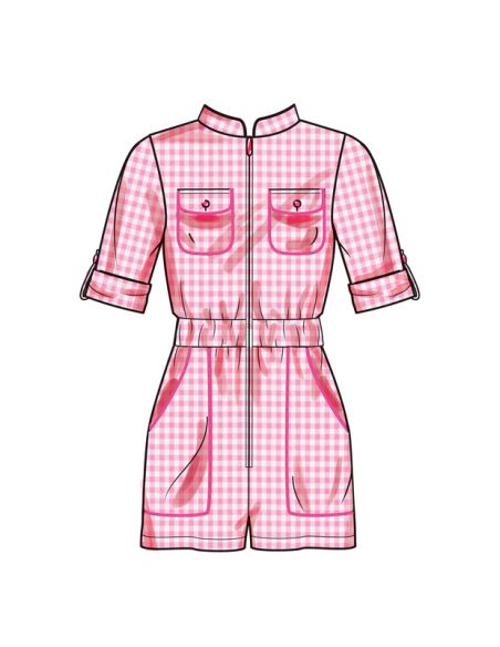 Patron Simplicity 9722/HH - Combinaison, barboteuse et robe