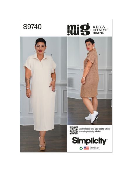 Patron Simplicity 9740.D5 - Robe