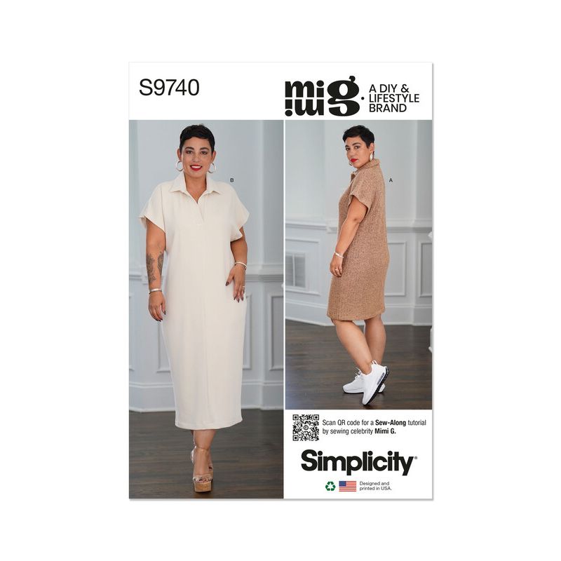 Patron Simplicity 9740.D5 - Robe