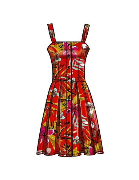 Patron Simplicity 9742.D5 - Robe