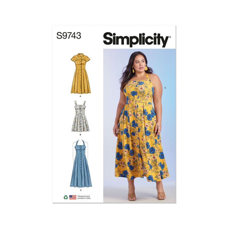 Patron Simplicity 9743.W2 - Robe