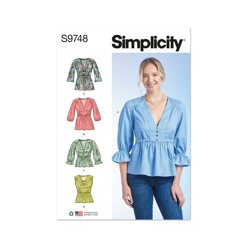 Patron Simplicity 9748.H5 - Haut