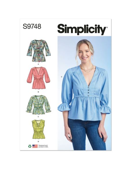Patron Simplicity 9748.H5 - Haut