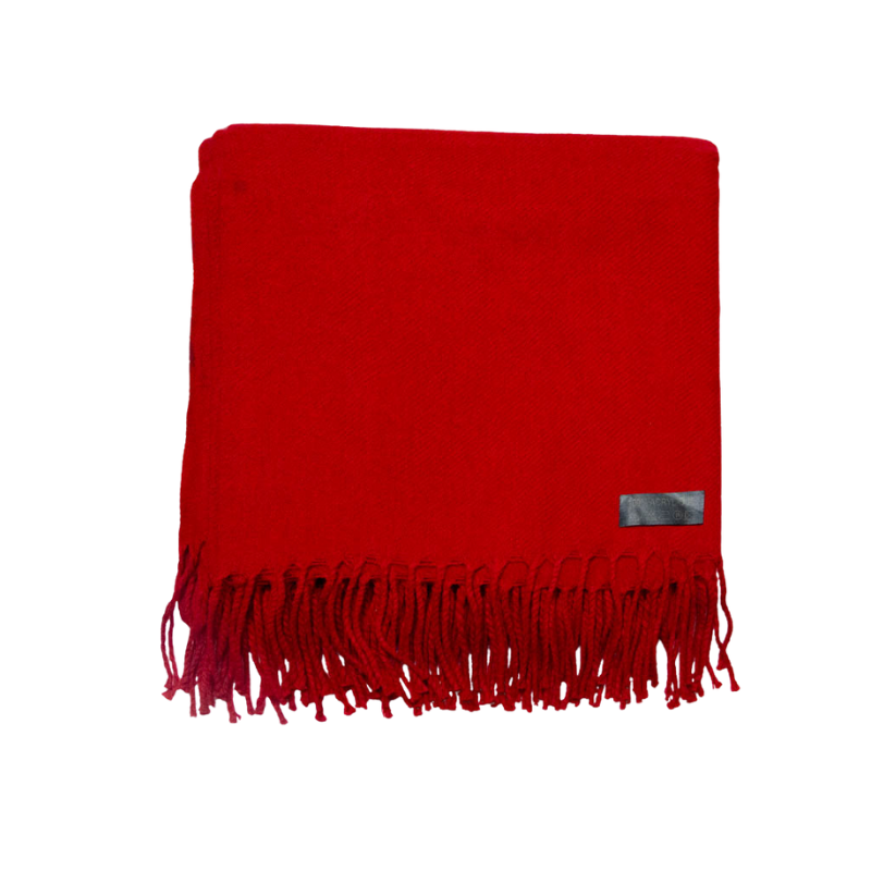 Étole - Rouge vermillon