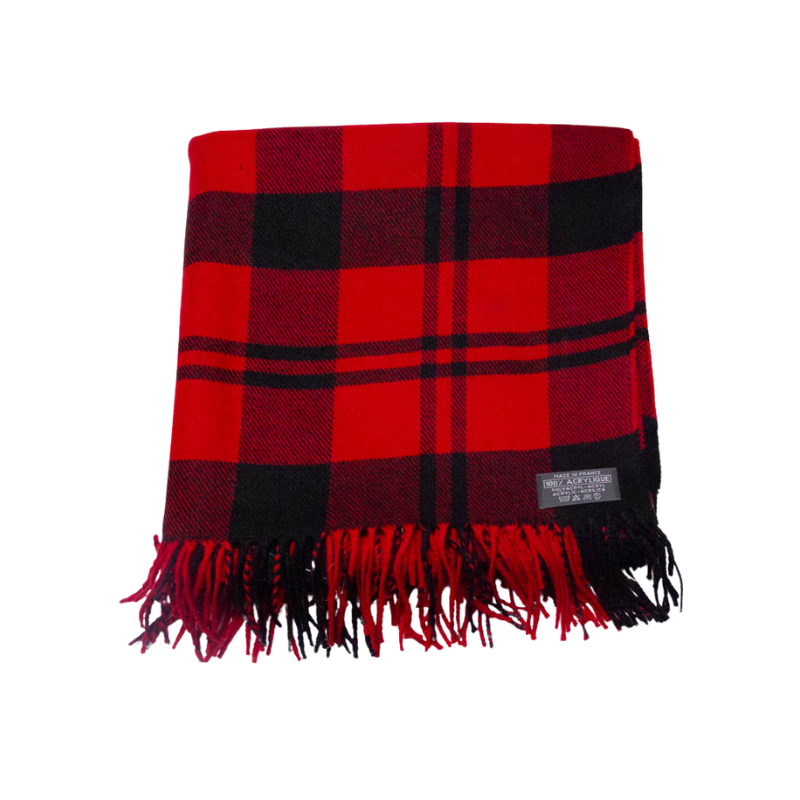 Étole - Clan rouge et noir