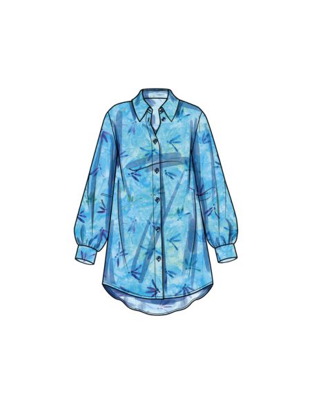 Patron Simplicity 9756.AA - Chemise, pantalon et haut dos nu