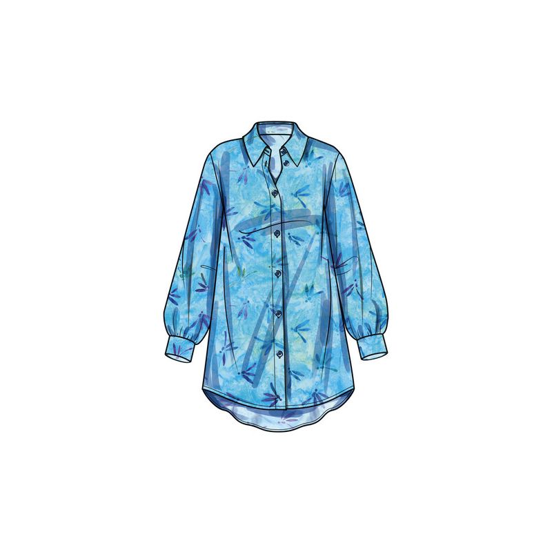 Patron Simplicity 9756.AA - Chemise, pantalon et haut dos nu