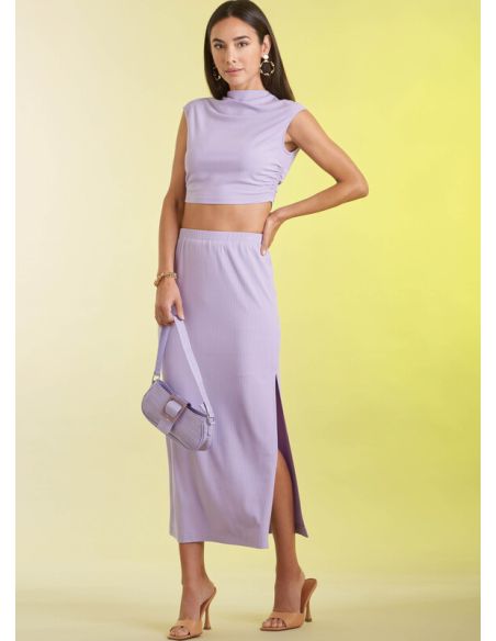 Patron Simplicity 9757.A - Haut et jupe