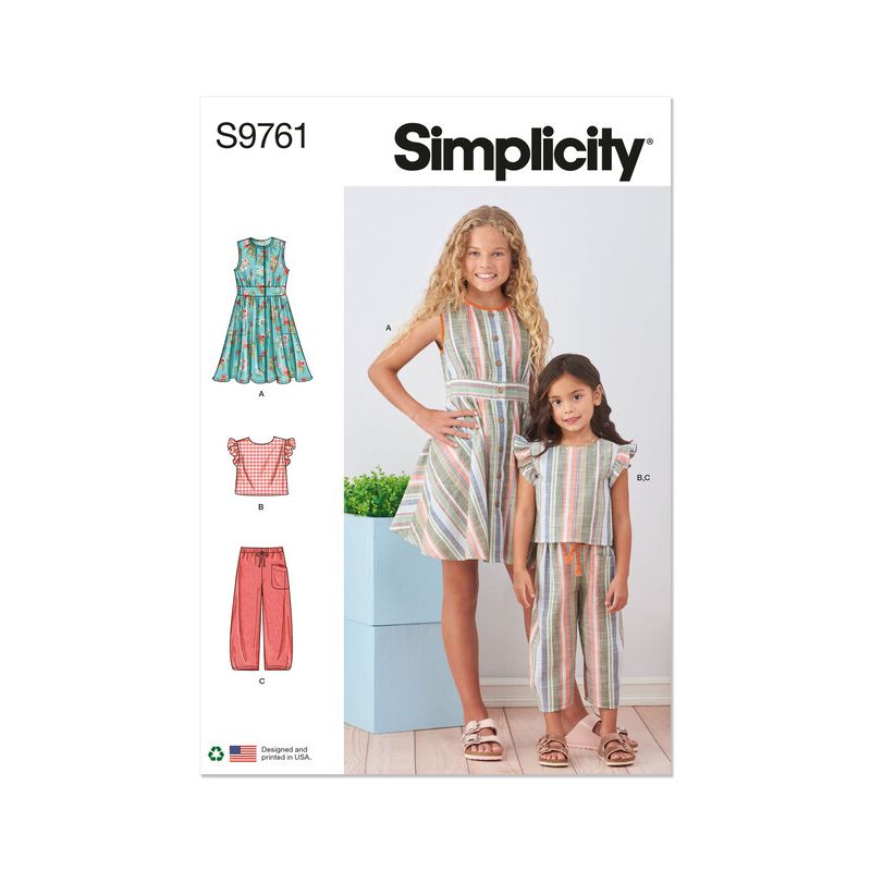 Patron Simplicity S9761.HH - Robe, haut et pantalon