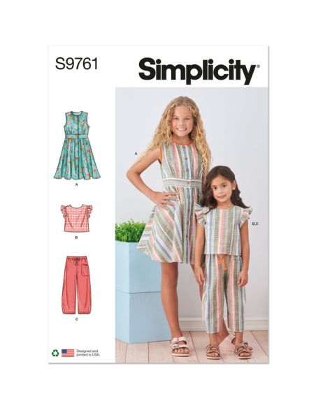 Patron Simplicity S9761.HH - Robe, haut et pantalon