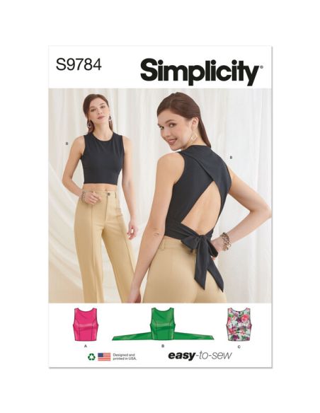 Patron Simplicity 9784.A - Haut