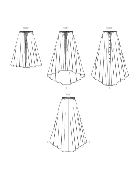 Patron Simplicity 9786.D5 - Jupe