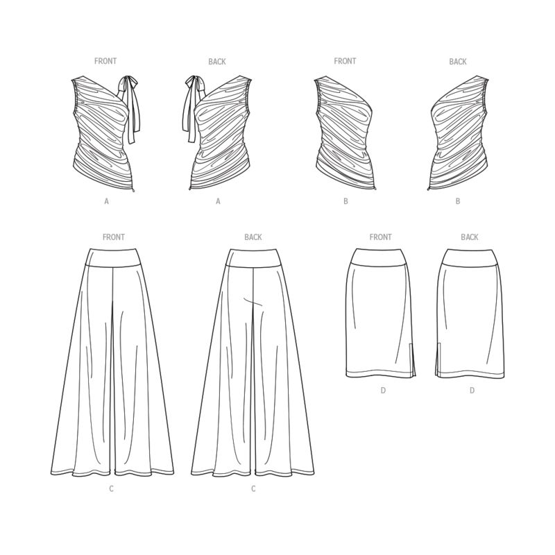Patron Simplicity 9789.D5 - Haut, pantalon et jupe