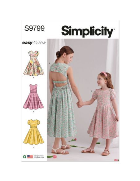 Patron Simplicity S9799.HH - Robe