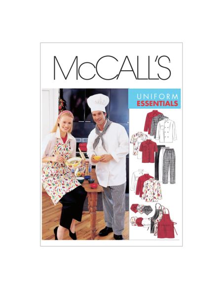 Patron McCall's 2233.S - Veste, chemise, tablier, pantalon, foulard et chapeau