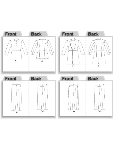 Patron McCall's 4745.XM - Déguisement de la guerre de secession