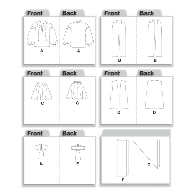 Patron McCall's 4952.KIDS - Déguisement