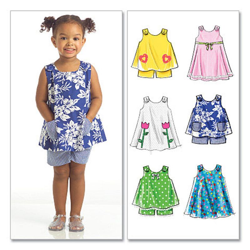 Patron McCall's 5416.CCB - Haut, robe et short