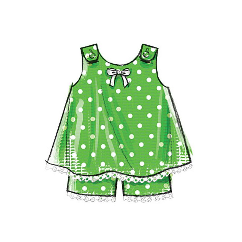 Patron McCall's 5416.CCB - Haut, robe et short