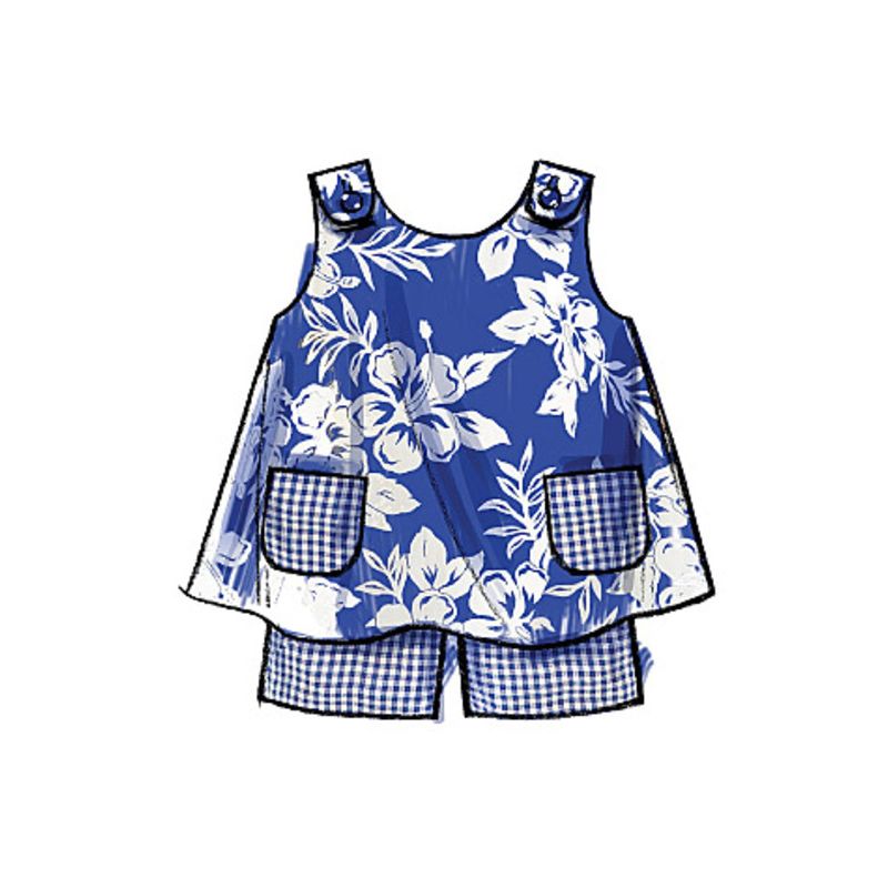 Patron McCall's 5416.CCB - Haut, robe et short