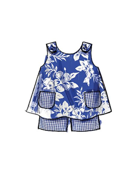 Patron McCall's 5416.CCB - Haut, robe et short