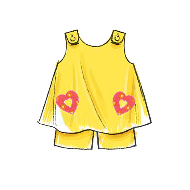 Patron McCall's 5416.CCB - Haut, robe et short