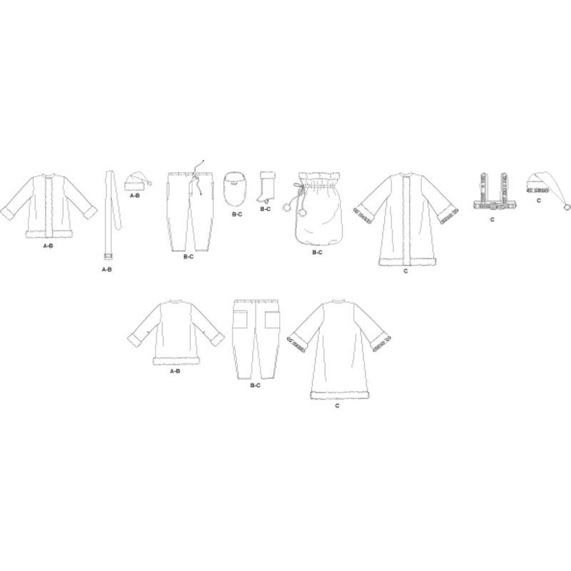 Patron McCall's 5550.XM - Déguisement de père Noël