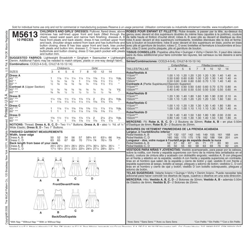 Patron McCall's 5613.CCE - Robe