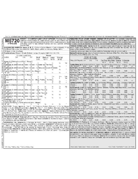 Patron McCall's 5720.OS - Tabliers