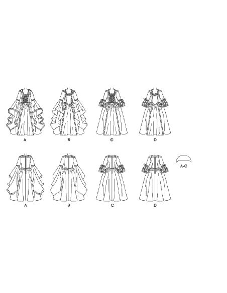 Patron McCall's 5731.KIDS - Déguisement de princesse