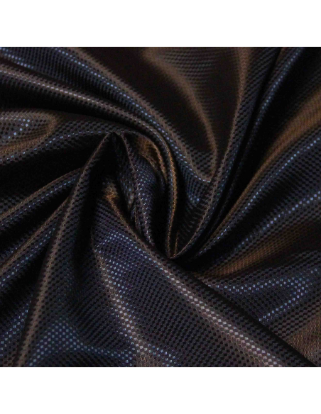 Doublure - Changeant motif rectangle marron