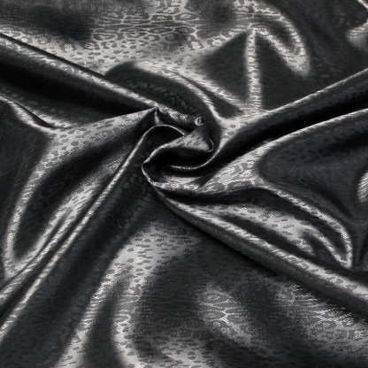 Doublure acétate & viscose - Léopard gris 2