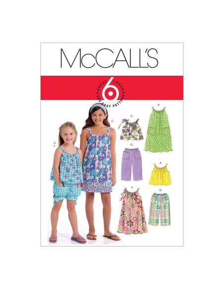 Patron McCall's 5797.CCE - Haut, robe, short et pantalon